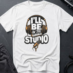 I'll Be In The Studio Orange T-Shirt