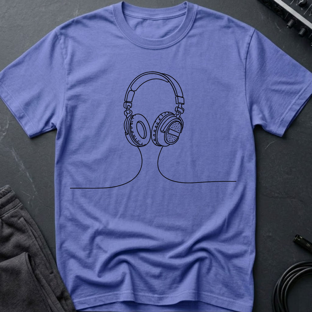 Minimalist Headphones T-Shirt