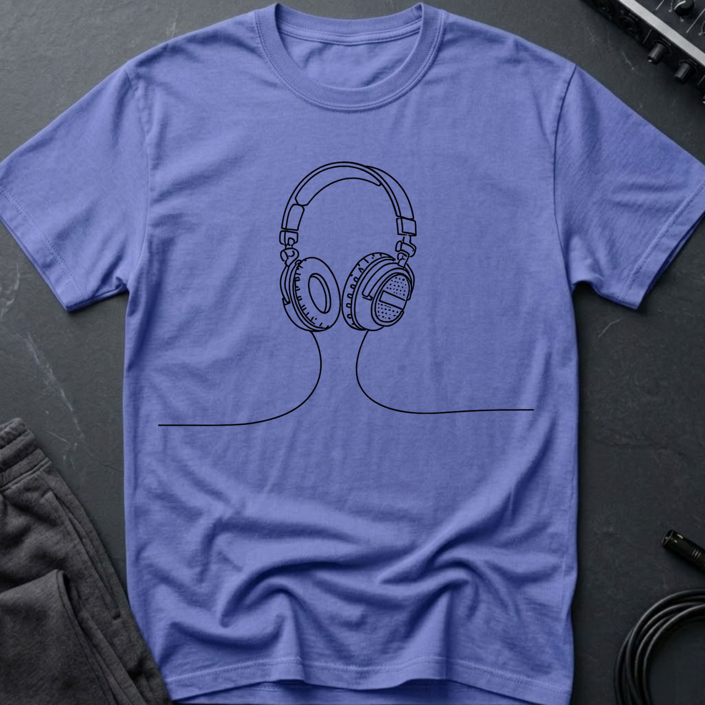 Minimalist Headphones T-Shirt