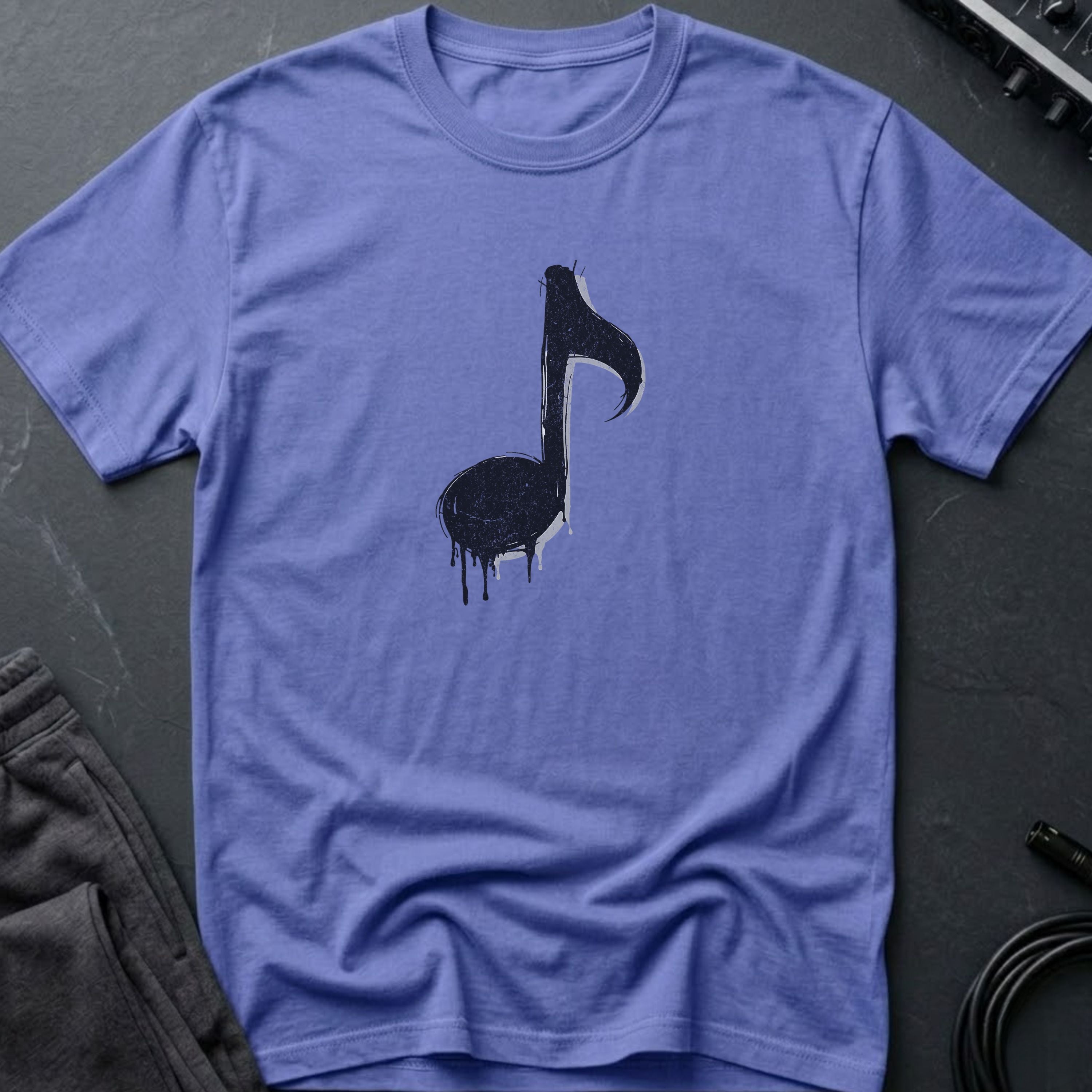Dripping Music Note T-Shirt