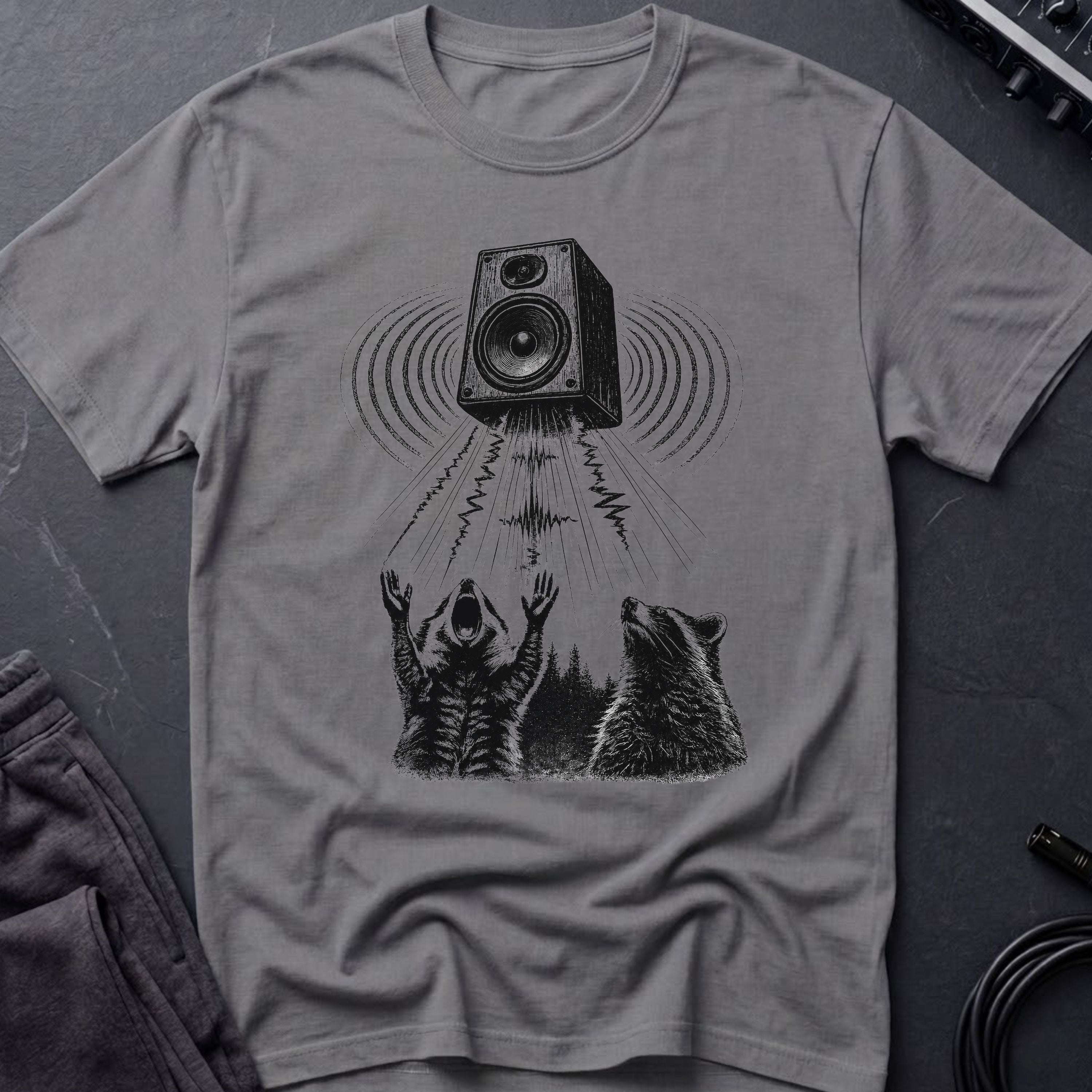 Praise the Bass Raccoon T-Shirt