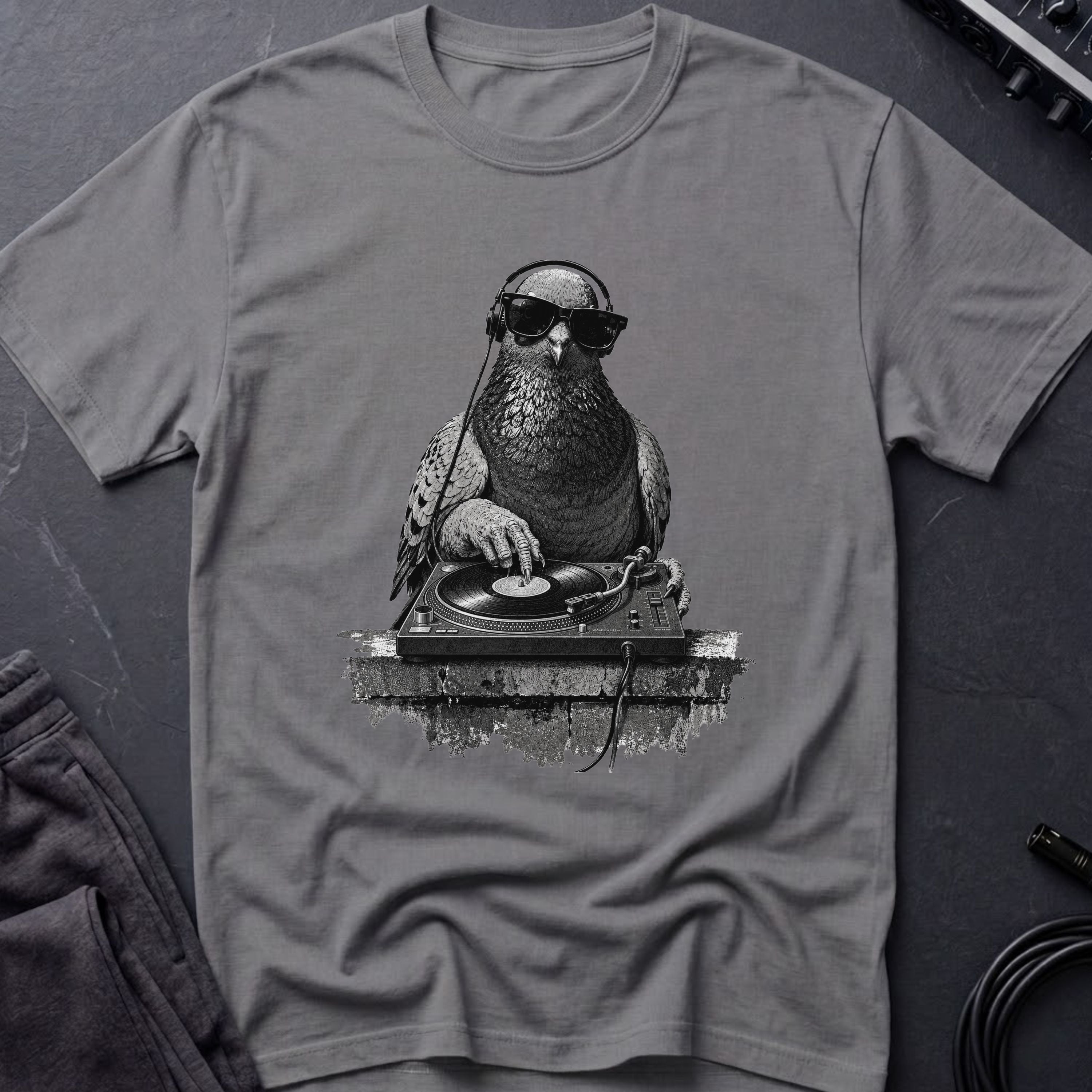 Pigeon DJ T-Shirt