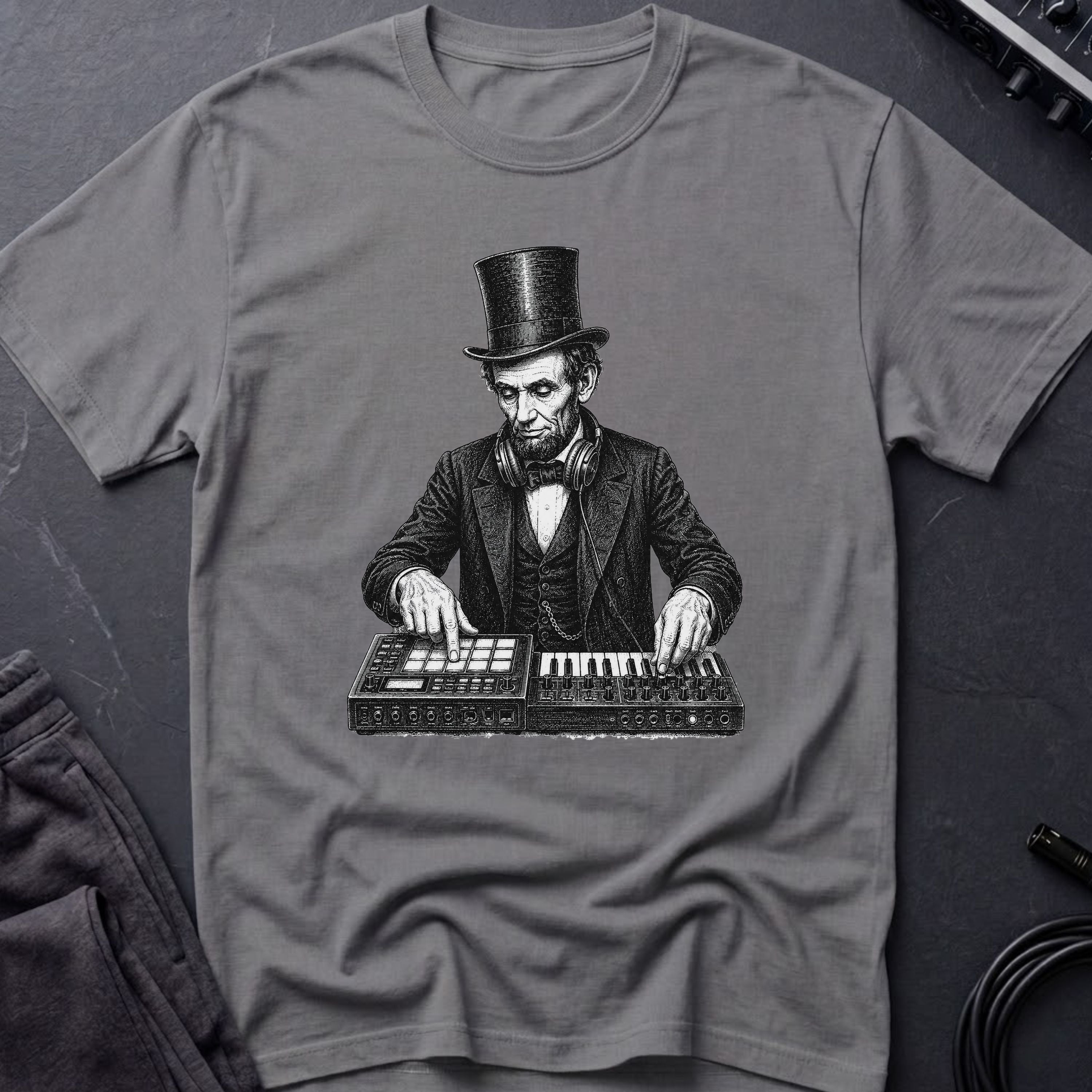 Honest Abe On The Beat T-Shirt