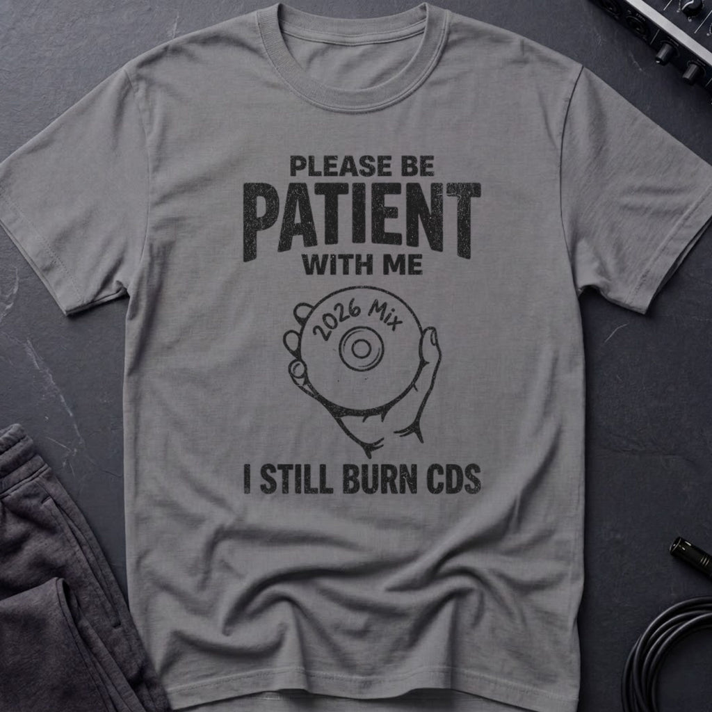 Funny Retro Music CD T-Shirt