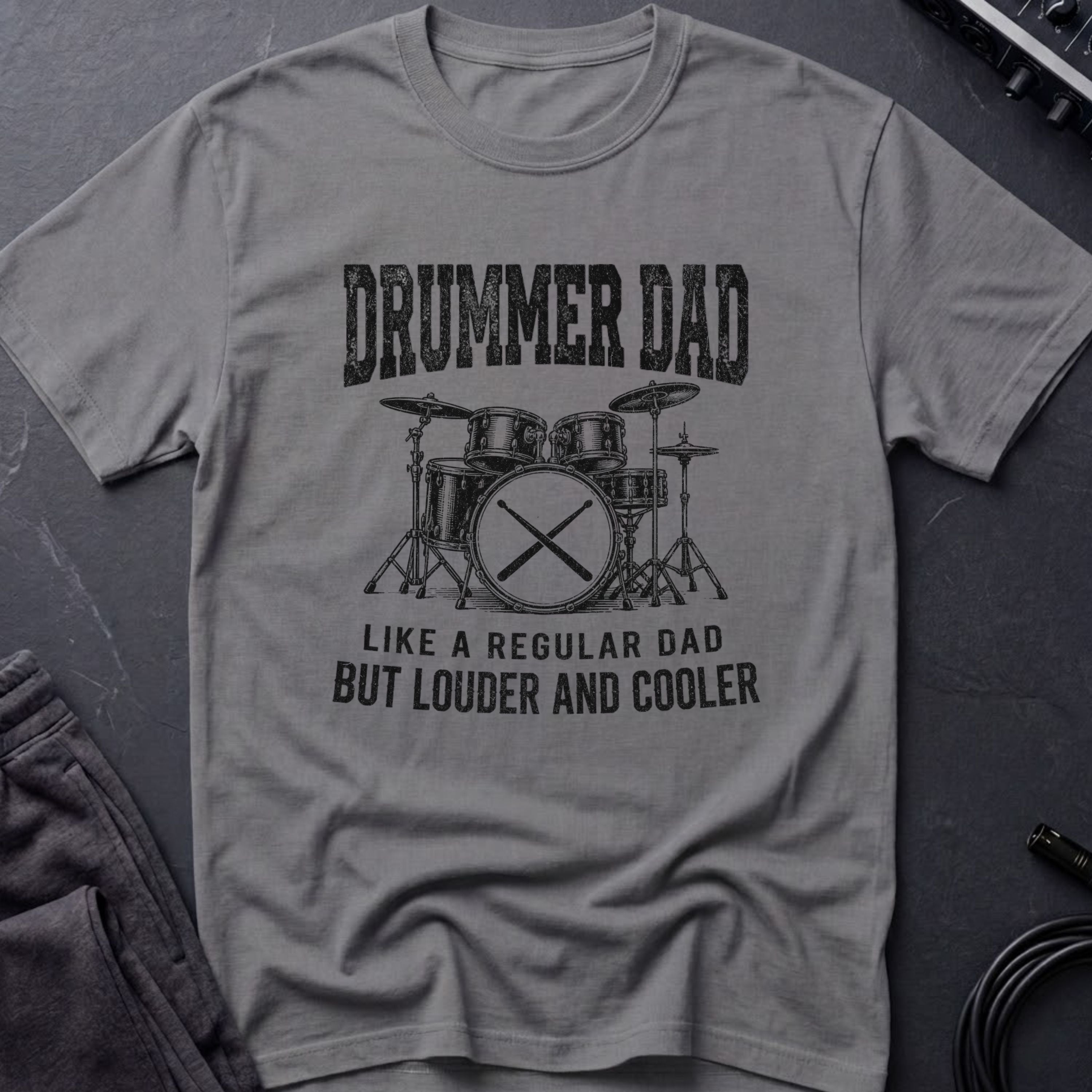 Drummer Dad T-Shirt