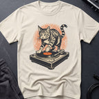 Retro DJ Cat T-Shirt