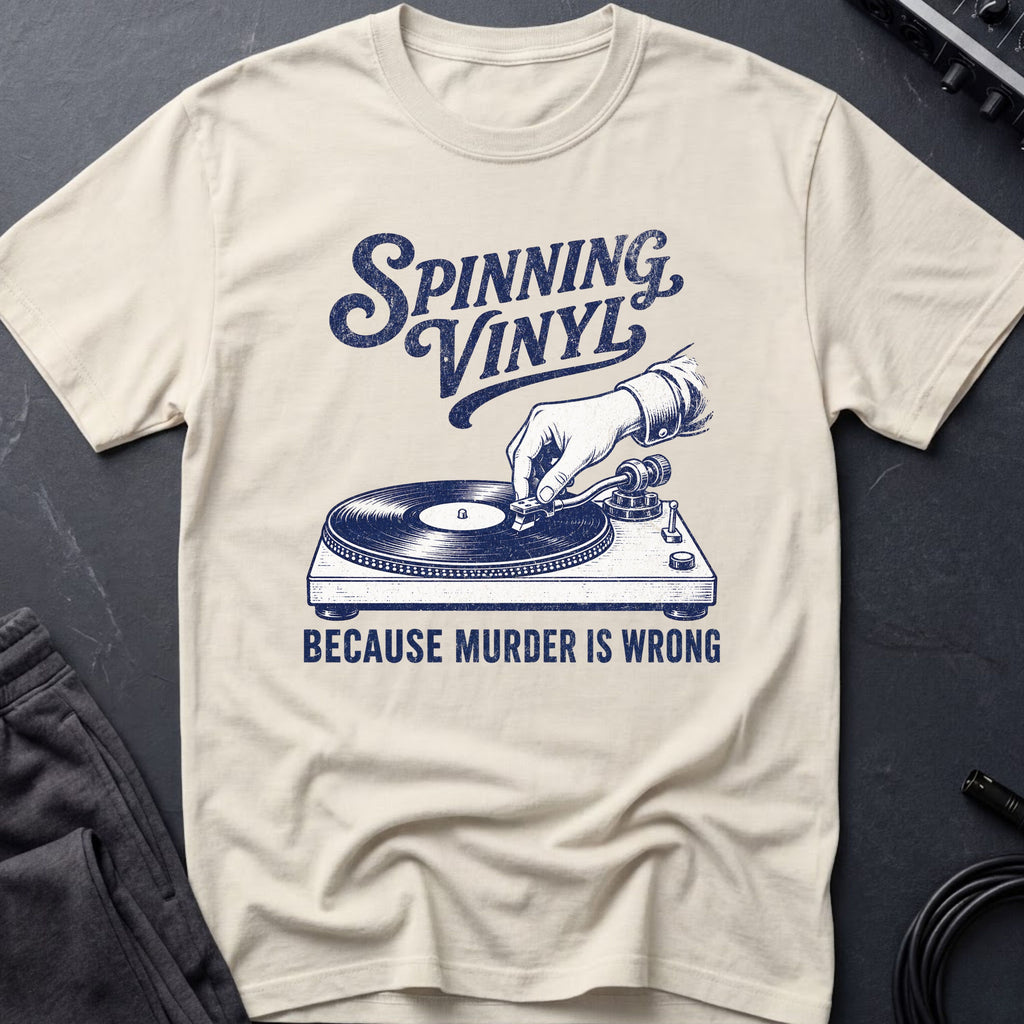 Spinning Vinyl T-Shirt