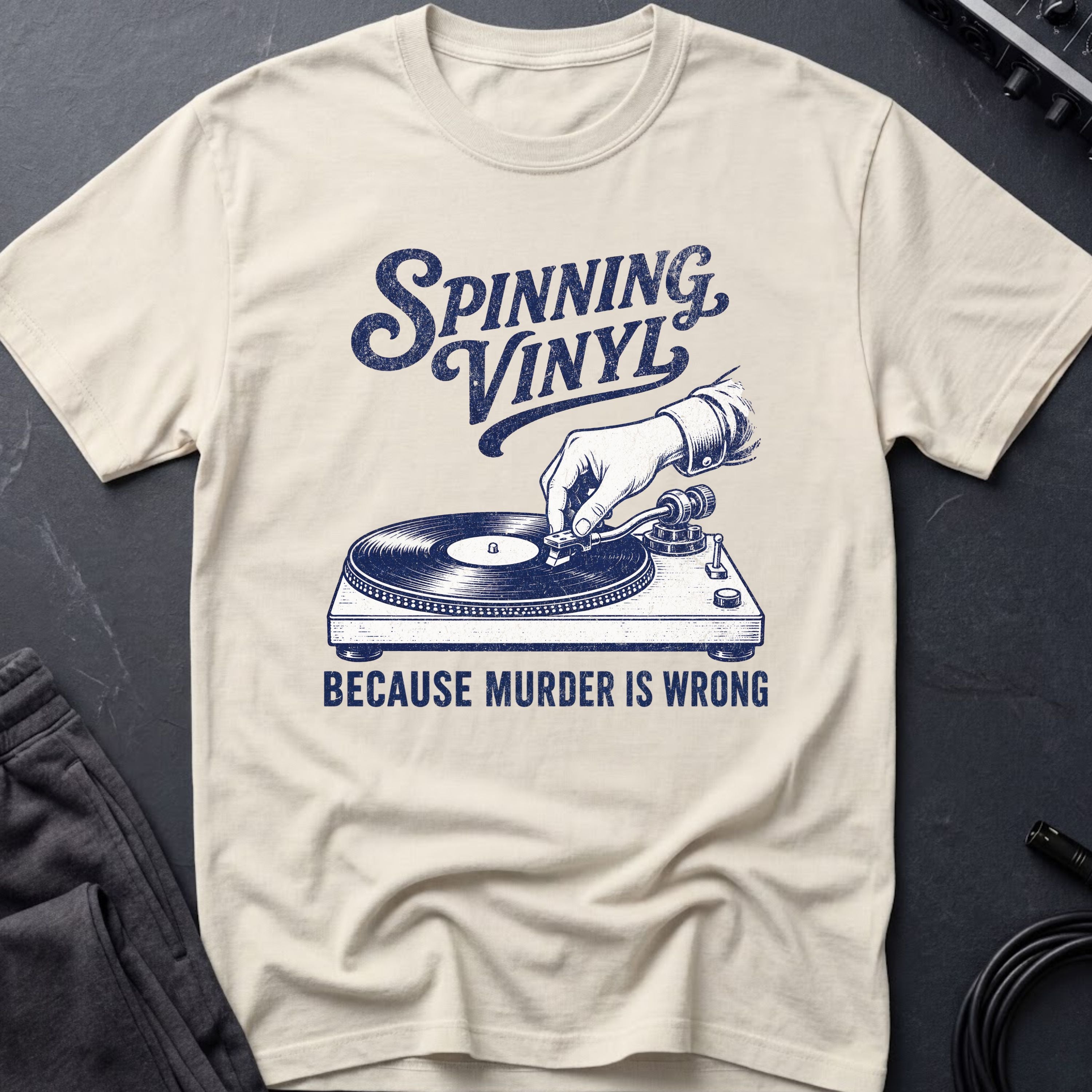 Spinning Vinyl T-Shirt