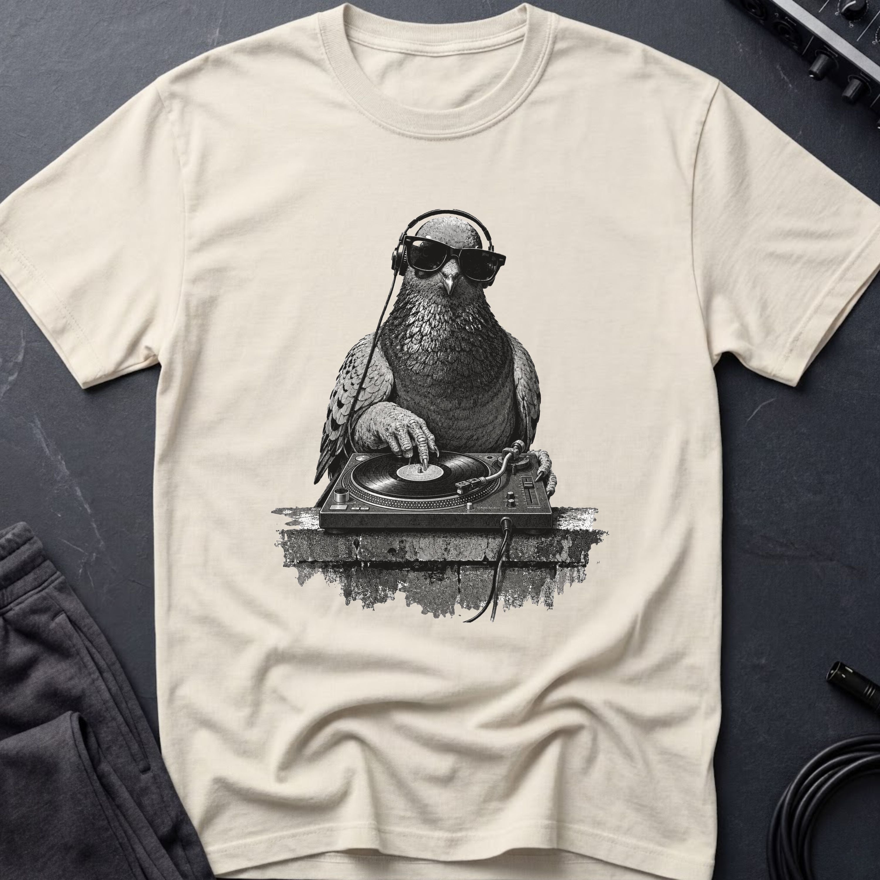 Pigeon DJ T-Shirt