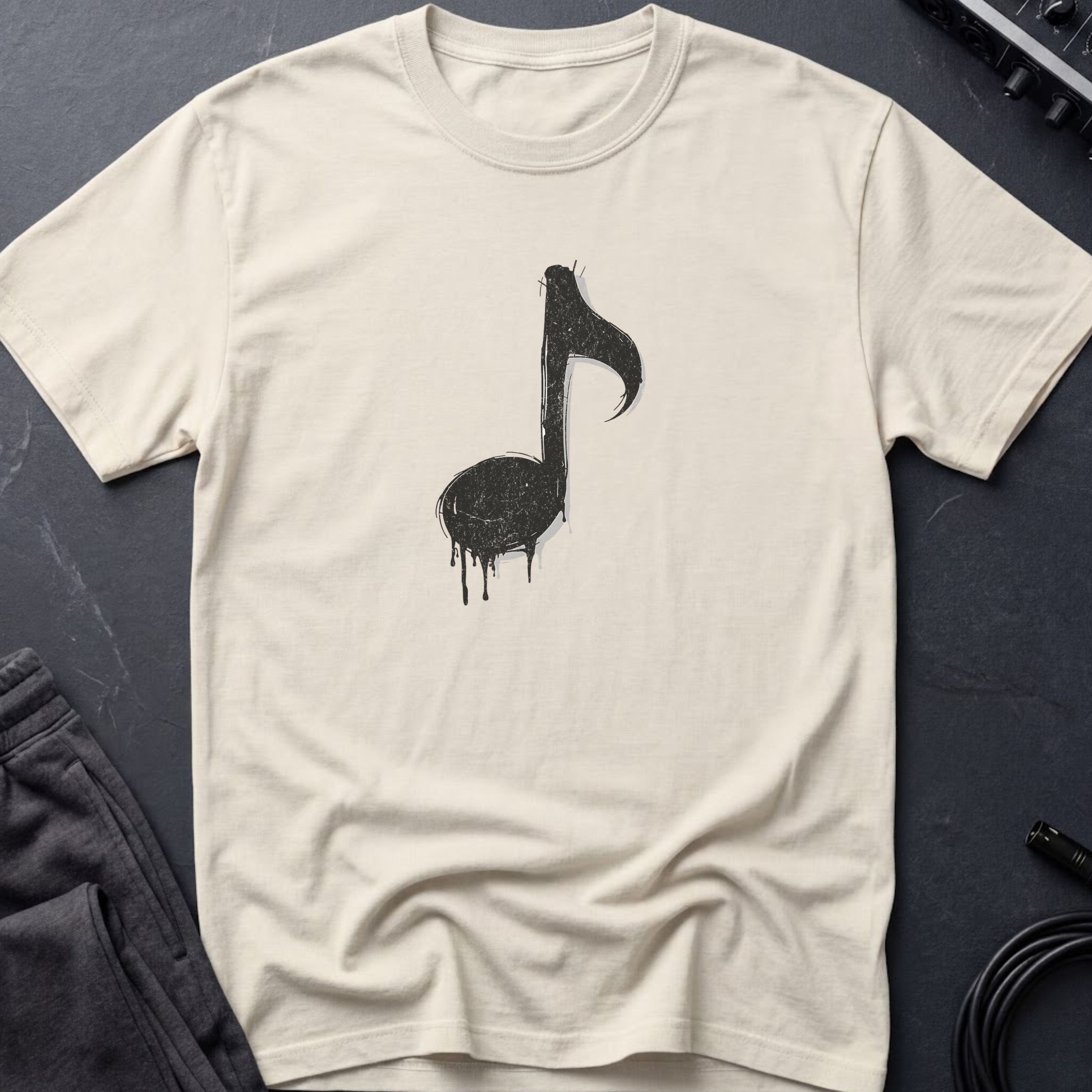 Dripping Music Note T-Shirt