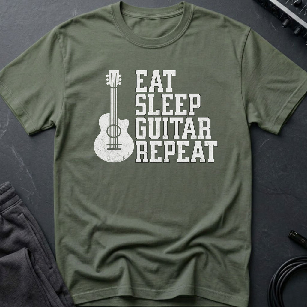 Eat, Sleep, Guitar, Repeat T-Shirt