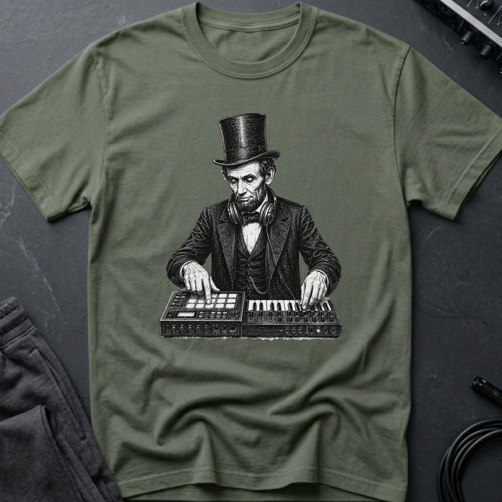 Honest Abe On The Beat T-Shirt