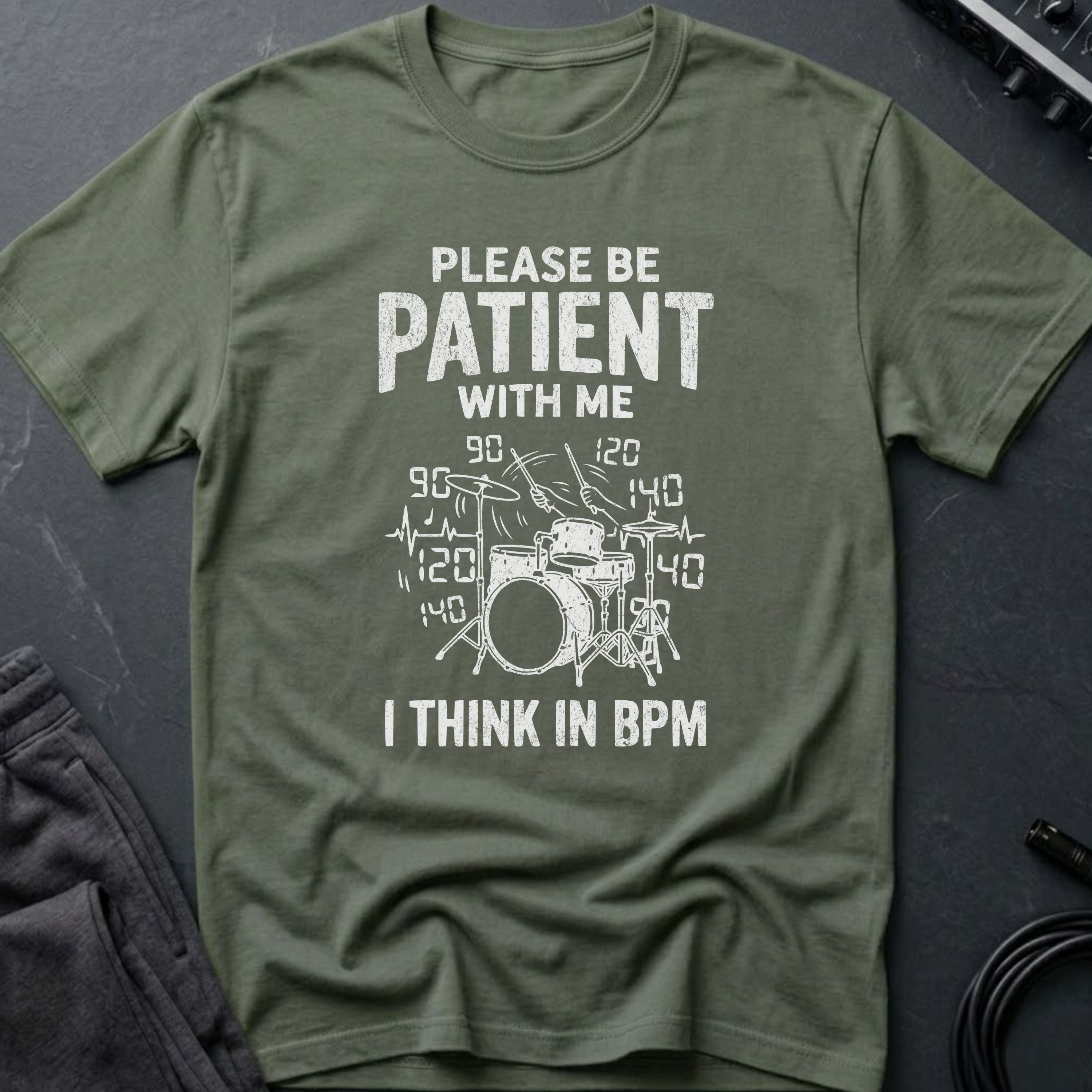 Funny Drummer BPM T-Shirt