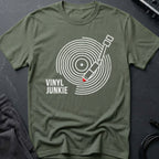 Vinyl Junkie B&W T-Shirt