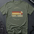 Vinyl Junkie Circular Retro T-Shirt