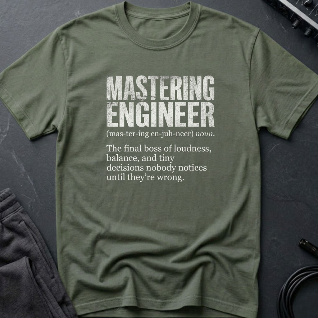 Mastering Engineer Definition T-Shirt