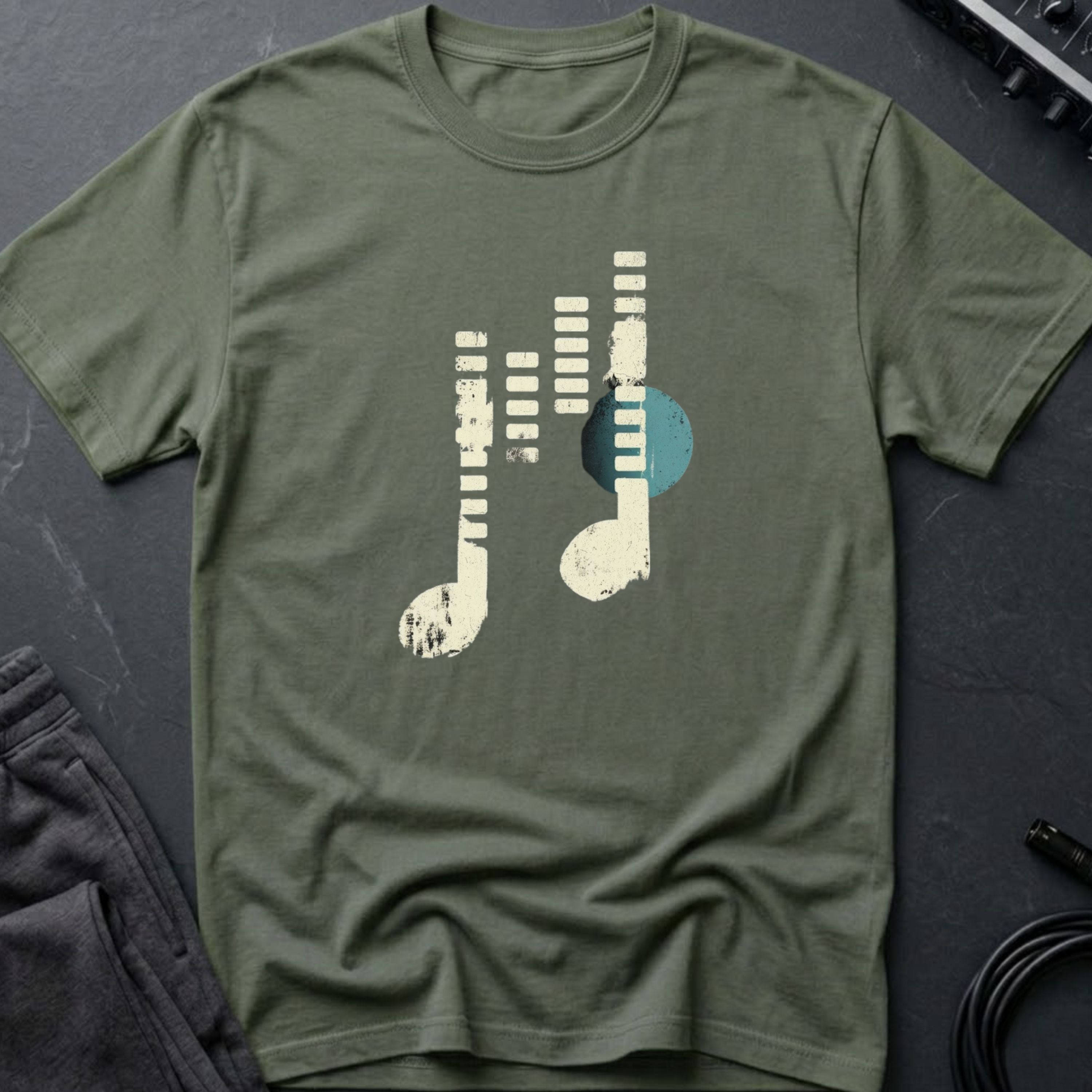 Minimalist Music Note T-Shirt
