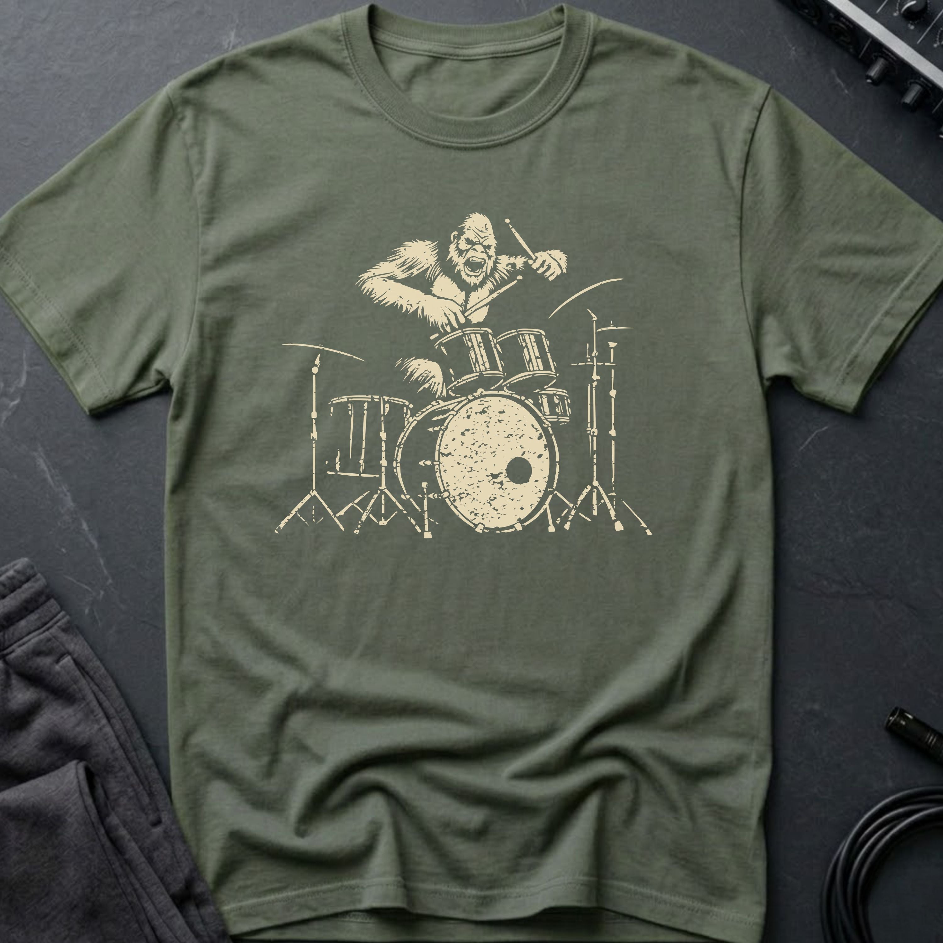 Sasquatch Drummer T-Shirt
