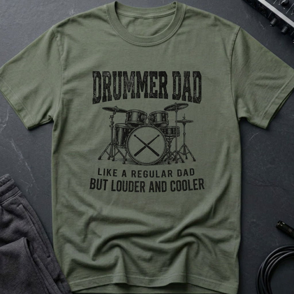 Drummer Dad T-Shirt