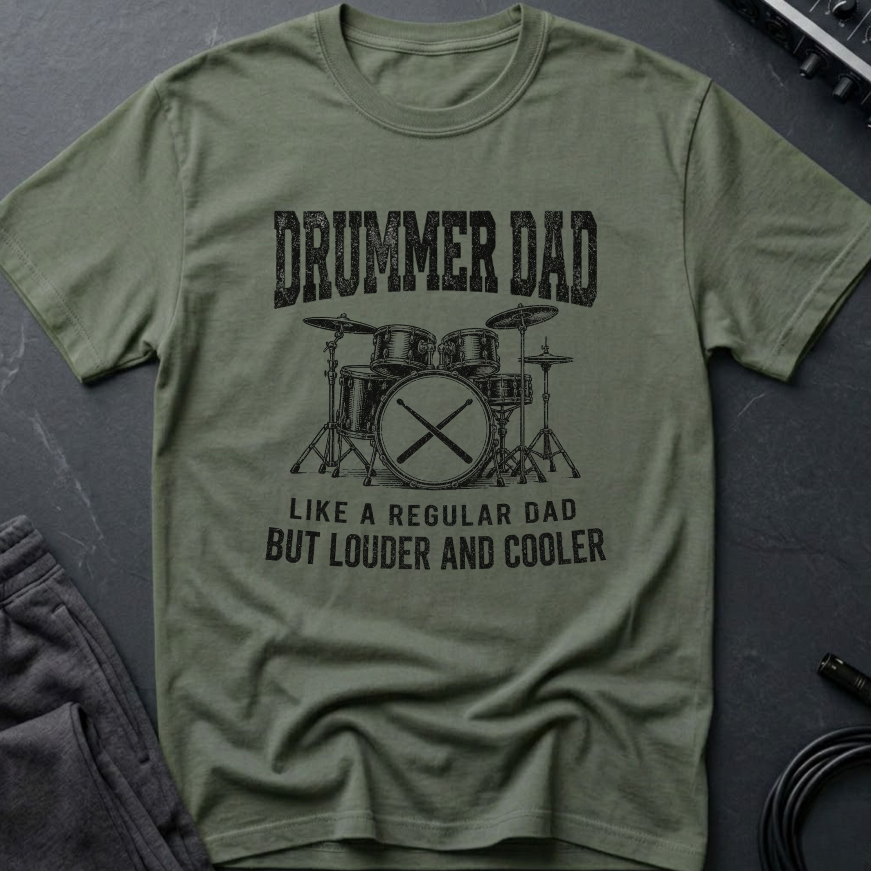 Drummer Dad T-Shirt