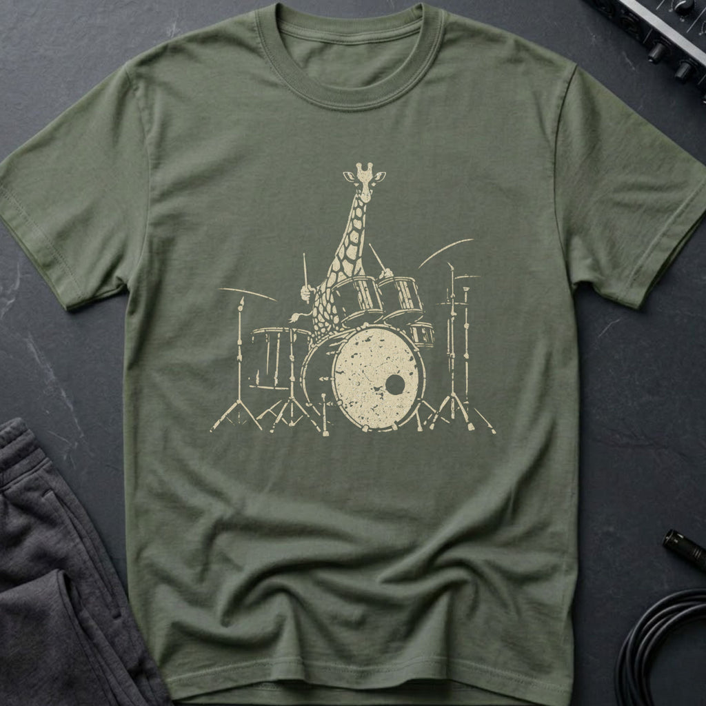 Drumming Giraffe T-Shirt