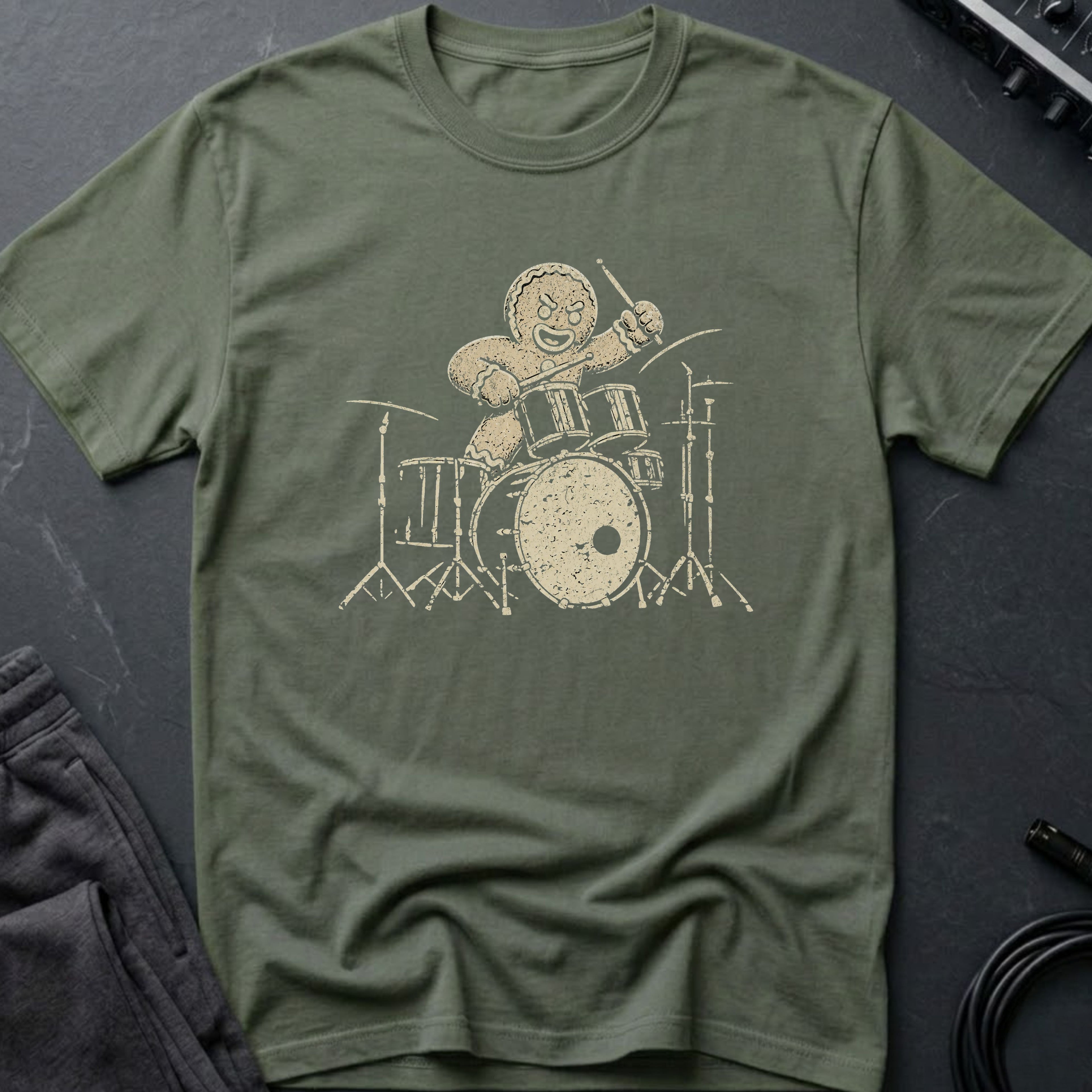 Gingerbread Drummer T-Shirt