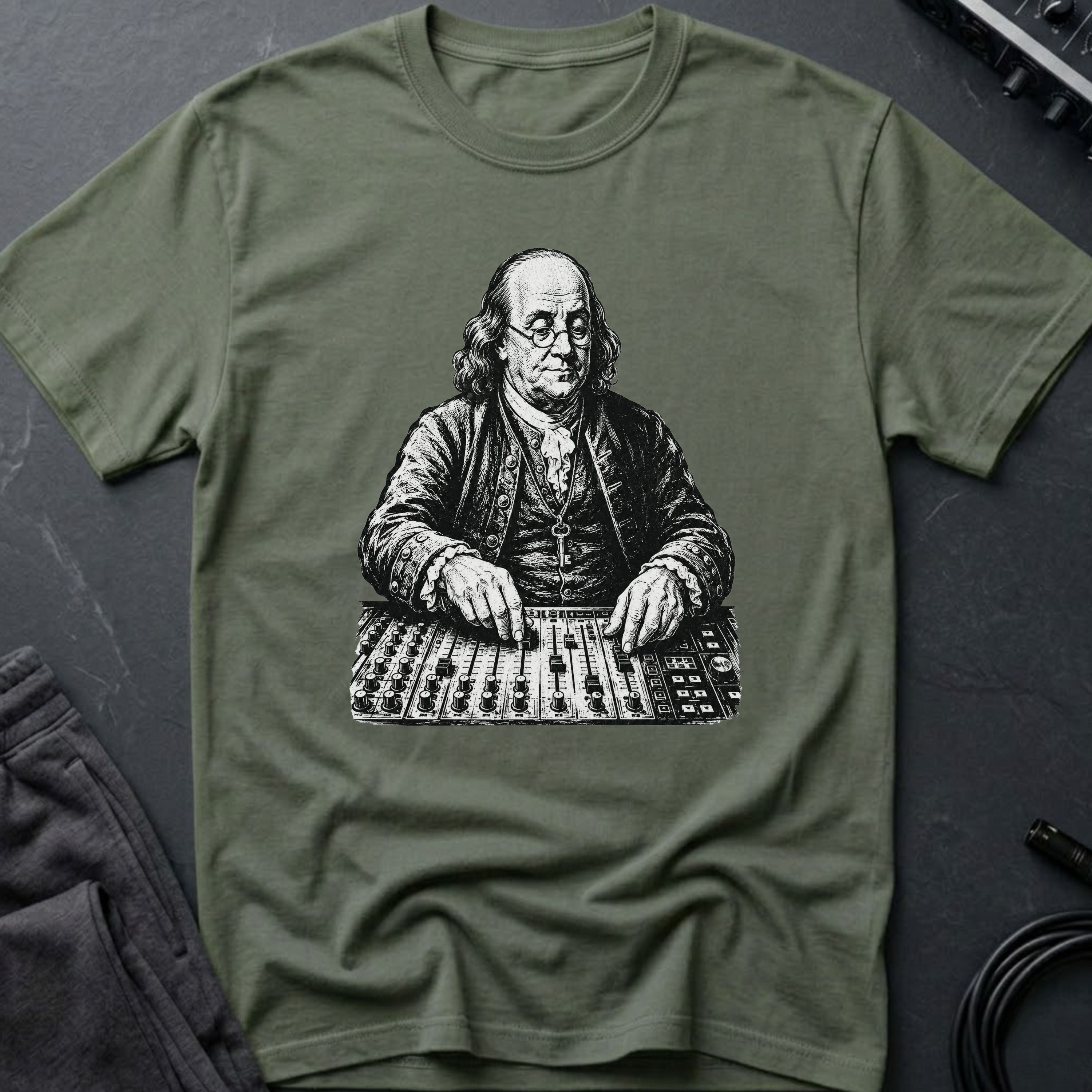 Benjamin Franklin Mixing T-Shirt
