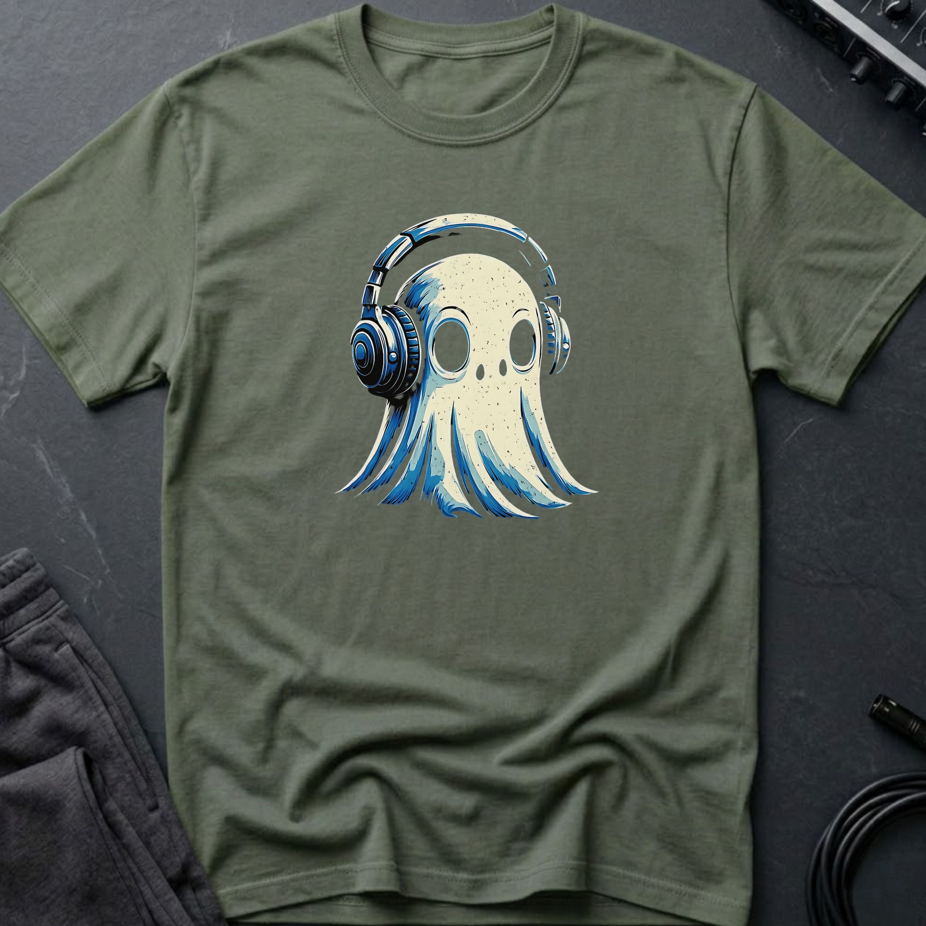 Ghost Headphones T-Shirt