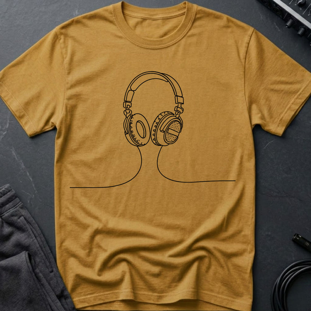 Minimalist Headphones T-Shirt