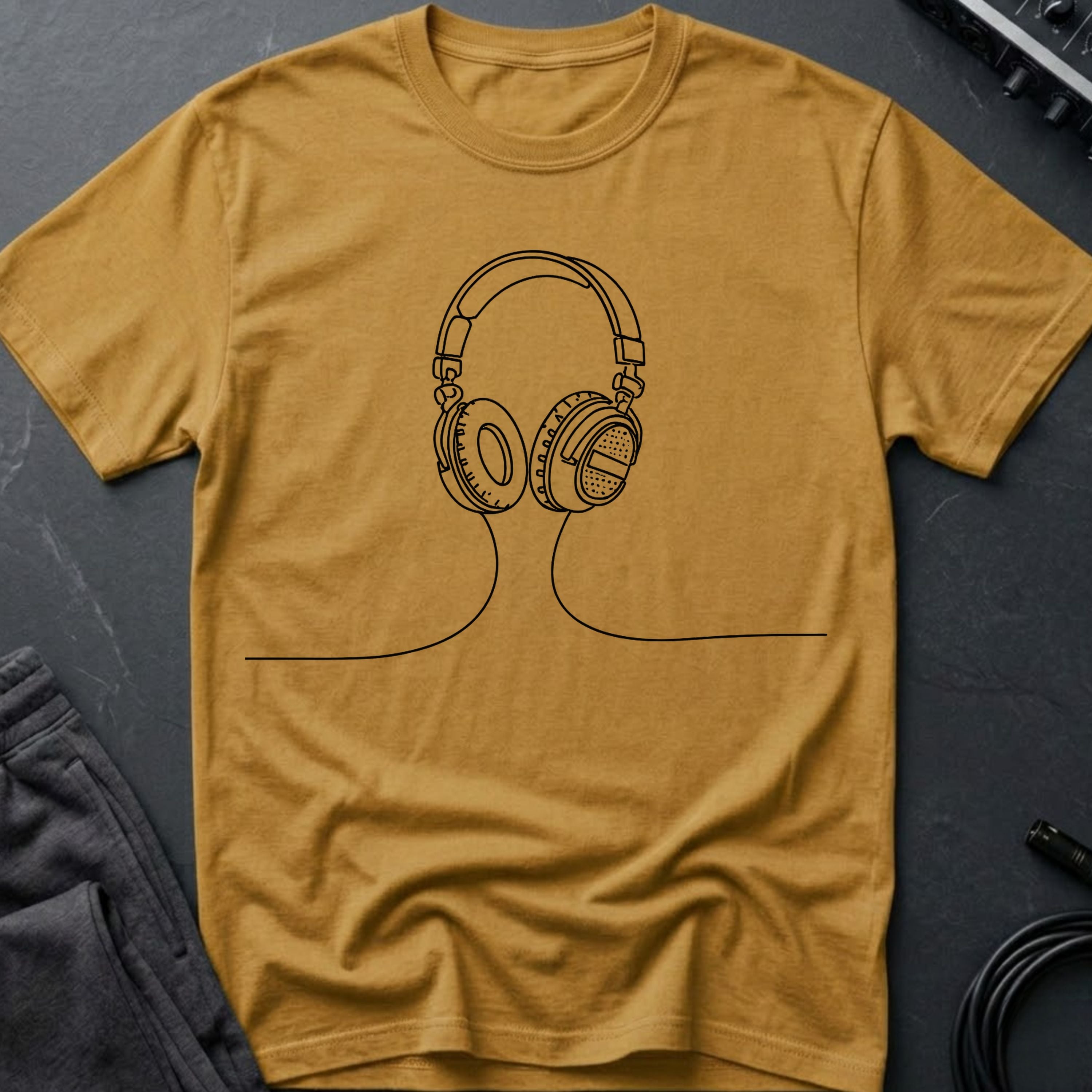 Minimalist Headphones T-Shirt