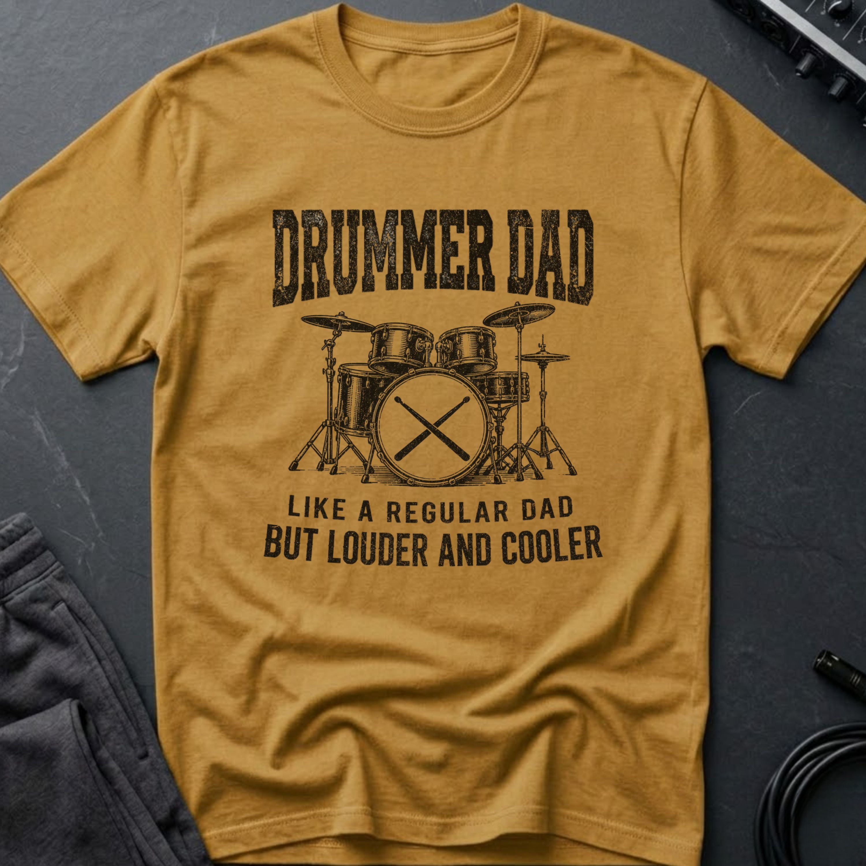 Drummer Dad T-Shirt