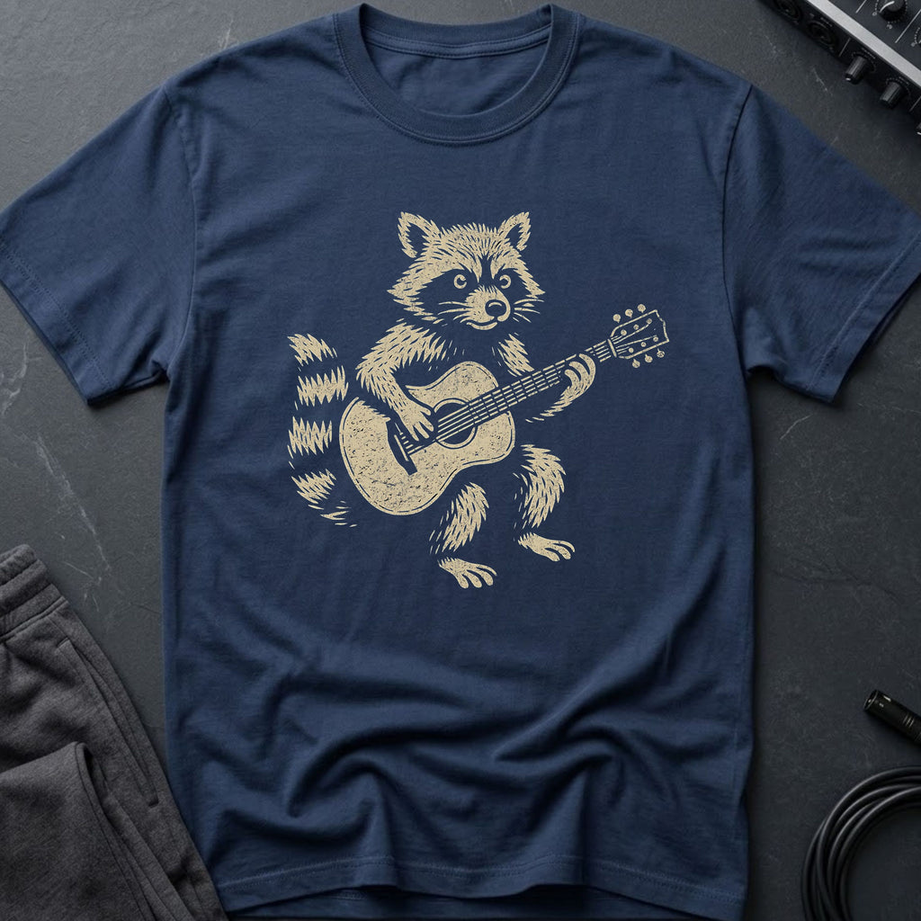 Guitar Racoon T-Shirt