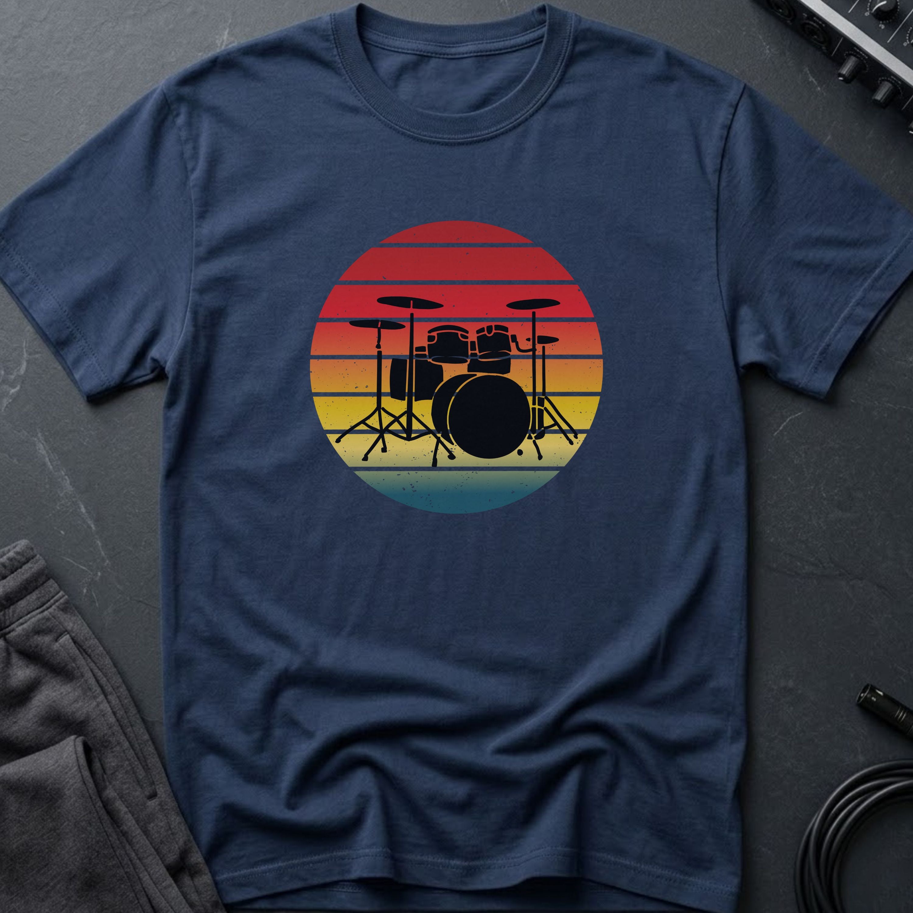 Retro Drum Set T-Shirt