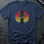 Retro Sunset Guitar T-Shirt