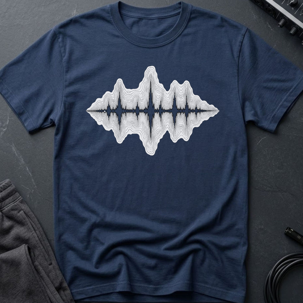 Topographic Soundwave T-Shirt