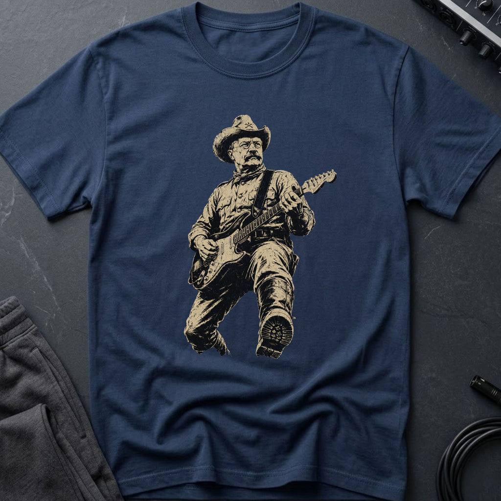 Theodore Roosevelt Guitar T-Shirt
