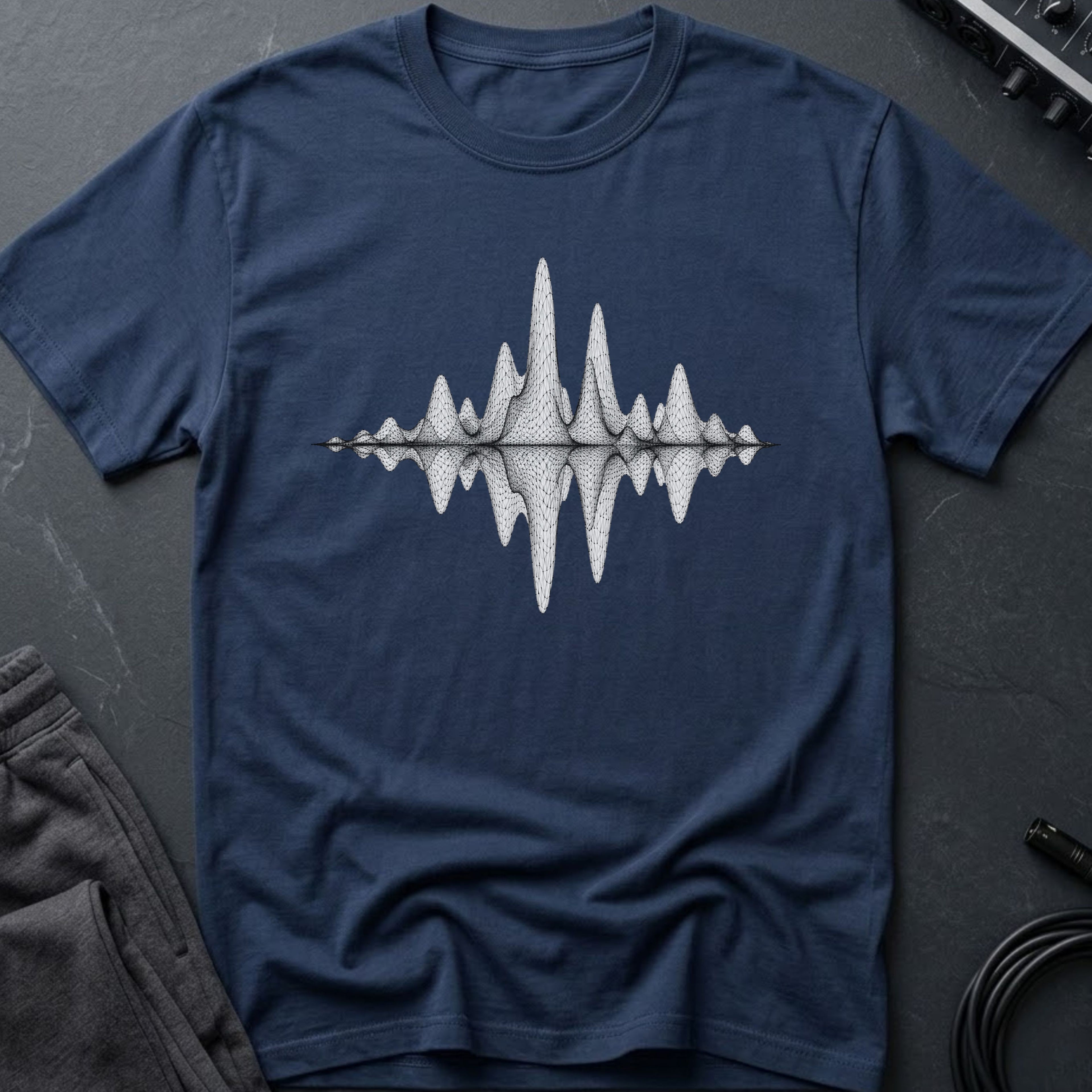 3D Soundwave T-Shirt
