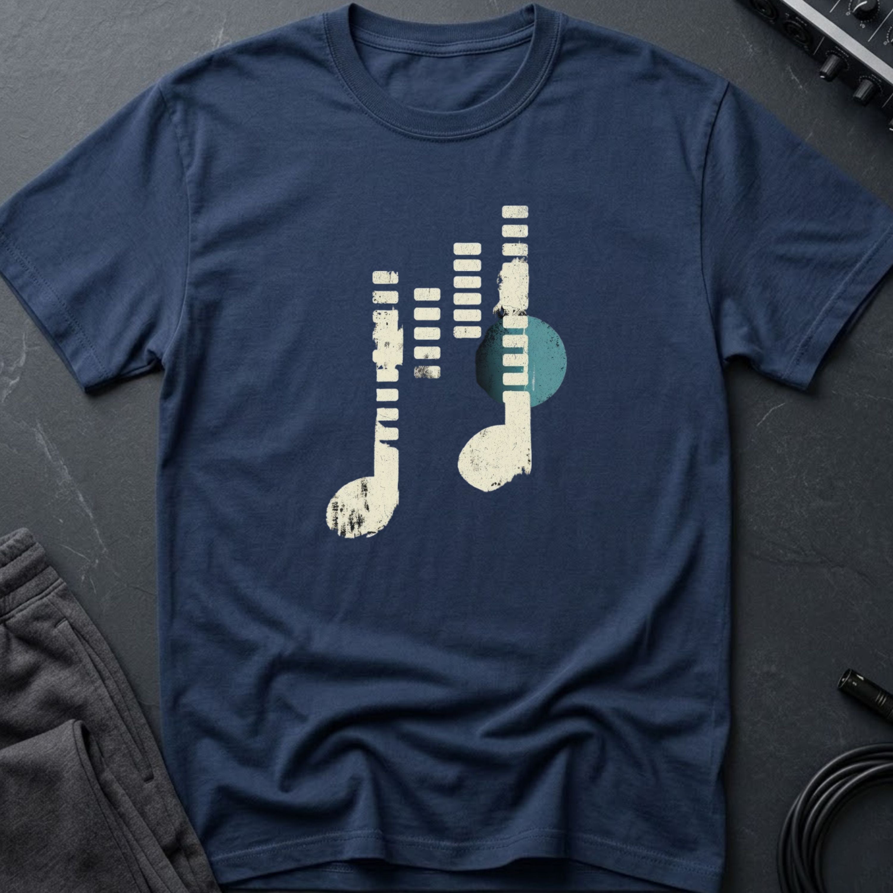 Minimalist Music Note T-Shirt