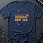 Vinyl Junkie Circular Retro T-Shirt