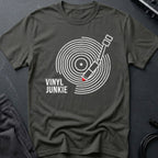 Vinyl Junkie B&W T-Shirt