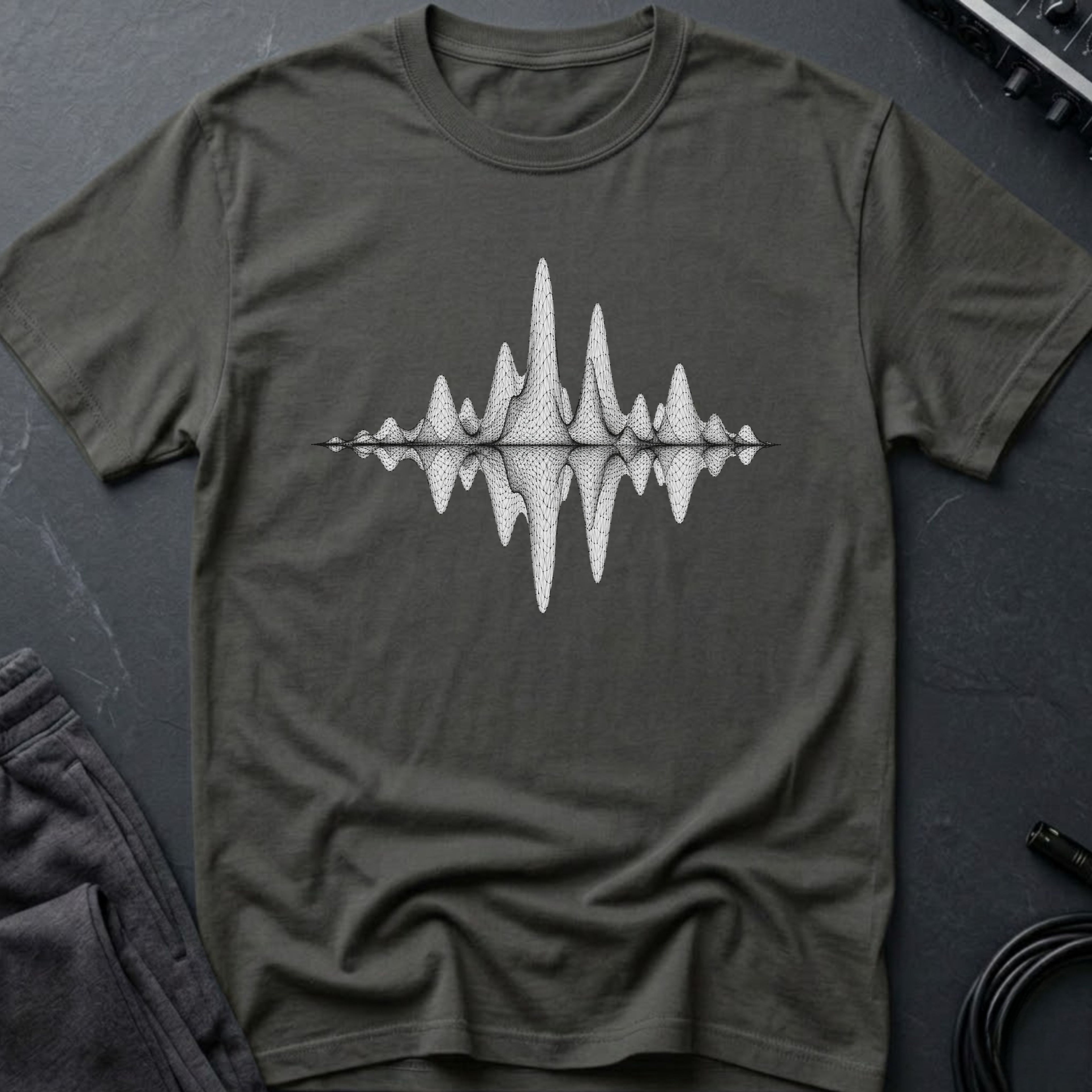 3D Soundwave T-Shirt