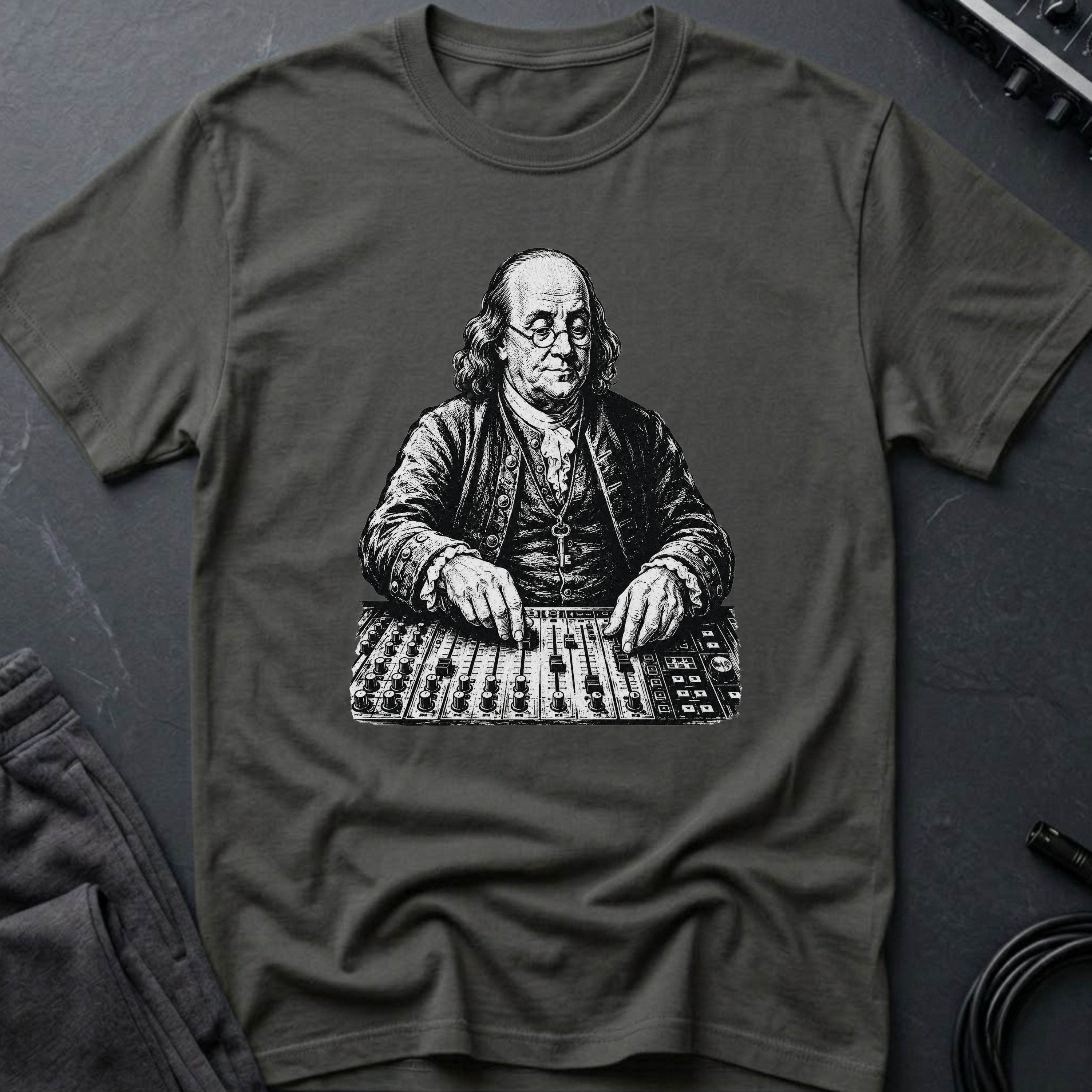 Benjamin Franklin Mixing T-Shirt