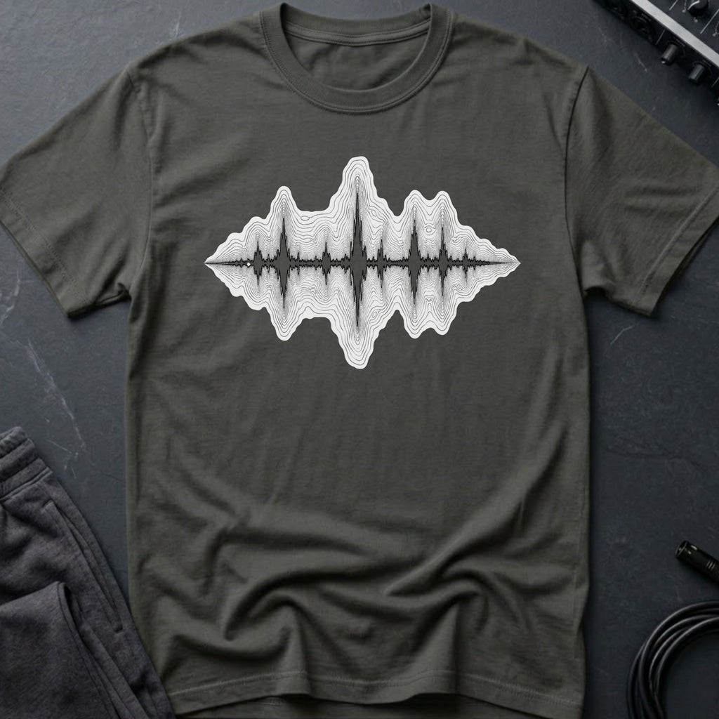Topographic Soundwave T-Shirt