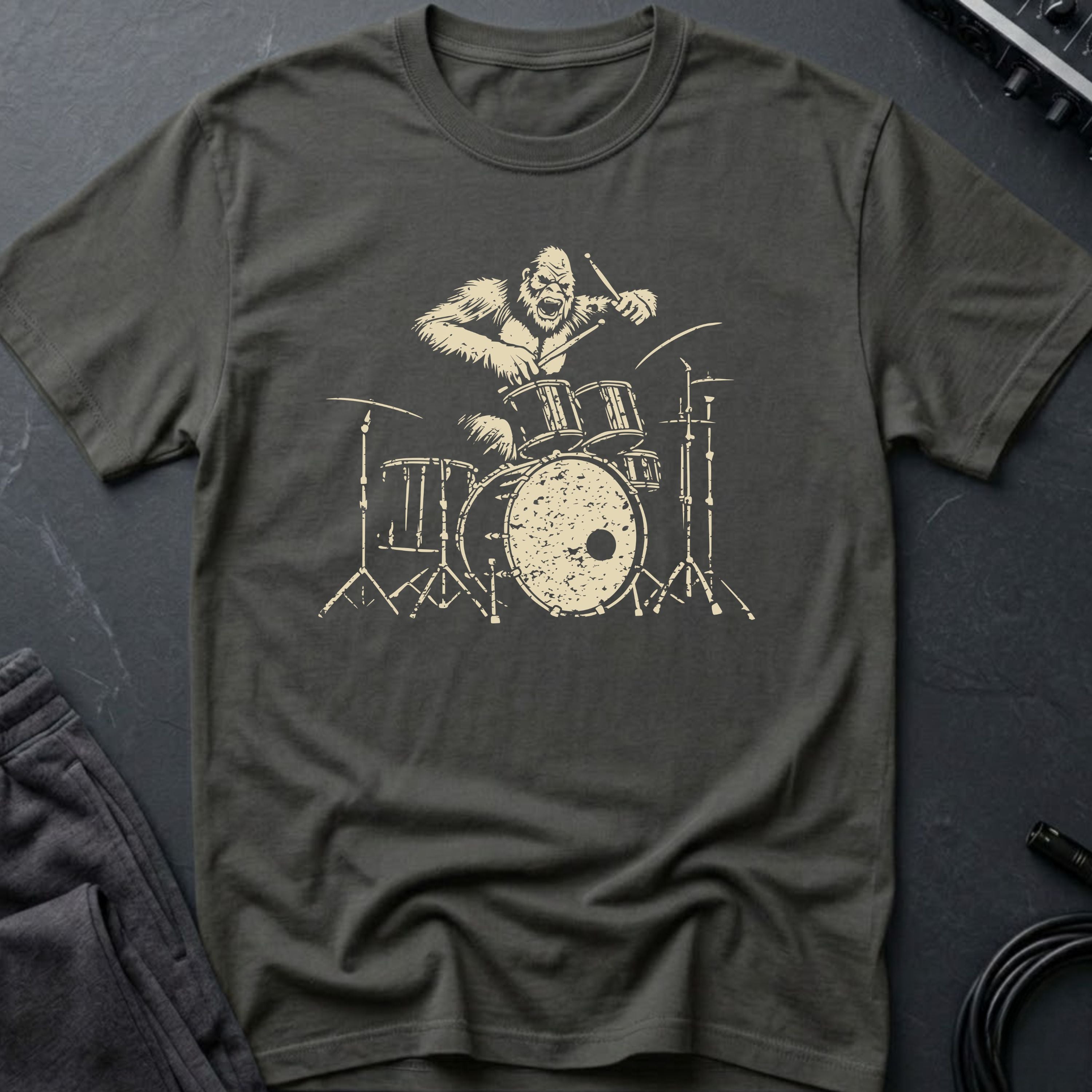 Sasquatch Drummer T-Shirt