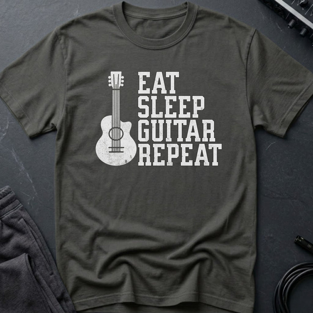 Eat, Sleep, Guitar, Repeat T-Shirt