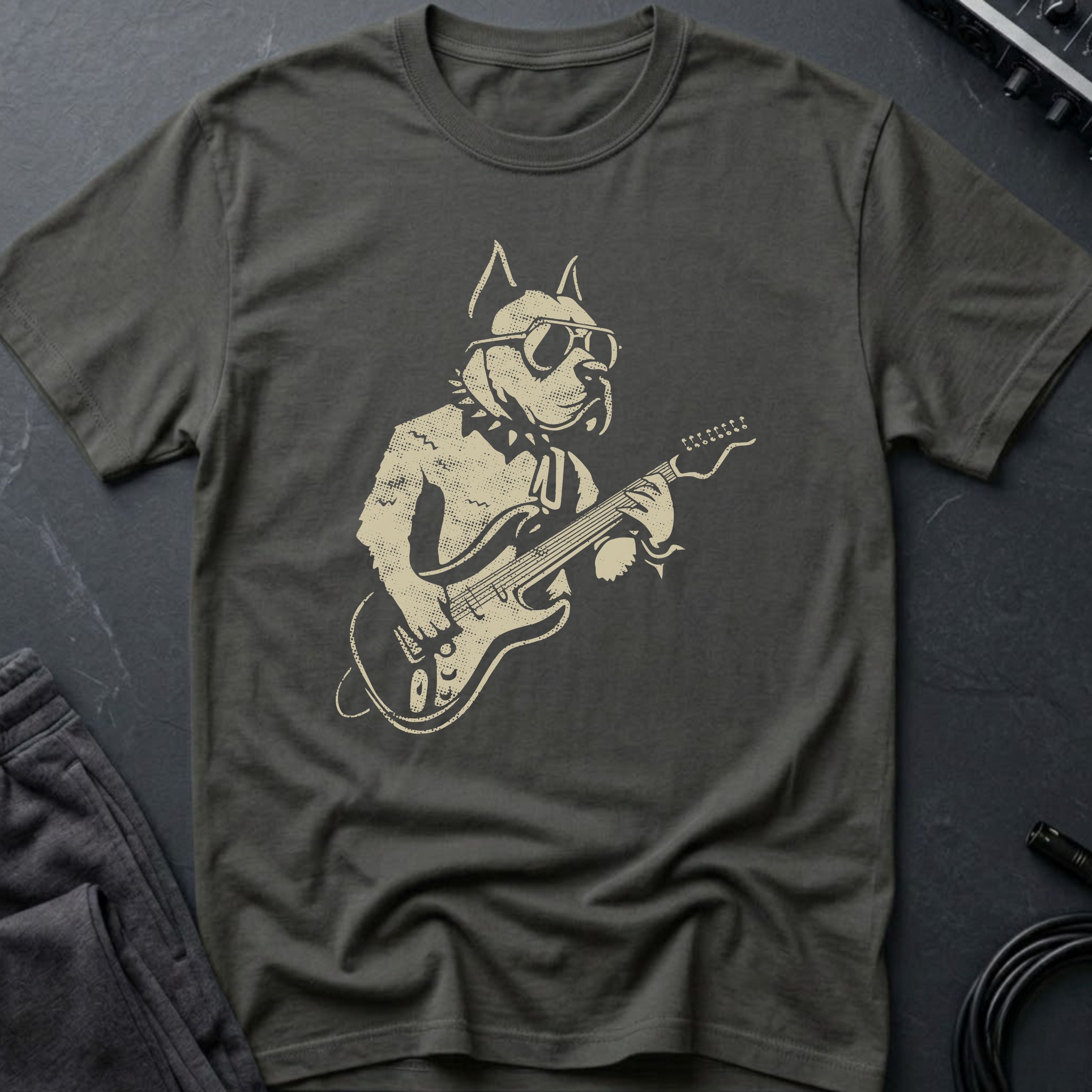 Guitar Dog T-Shirt