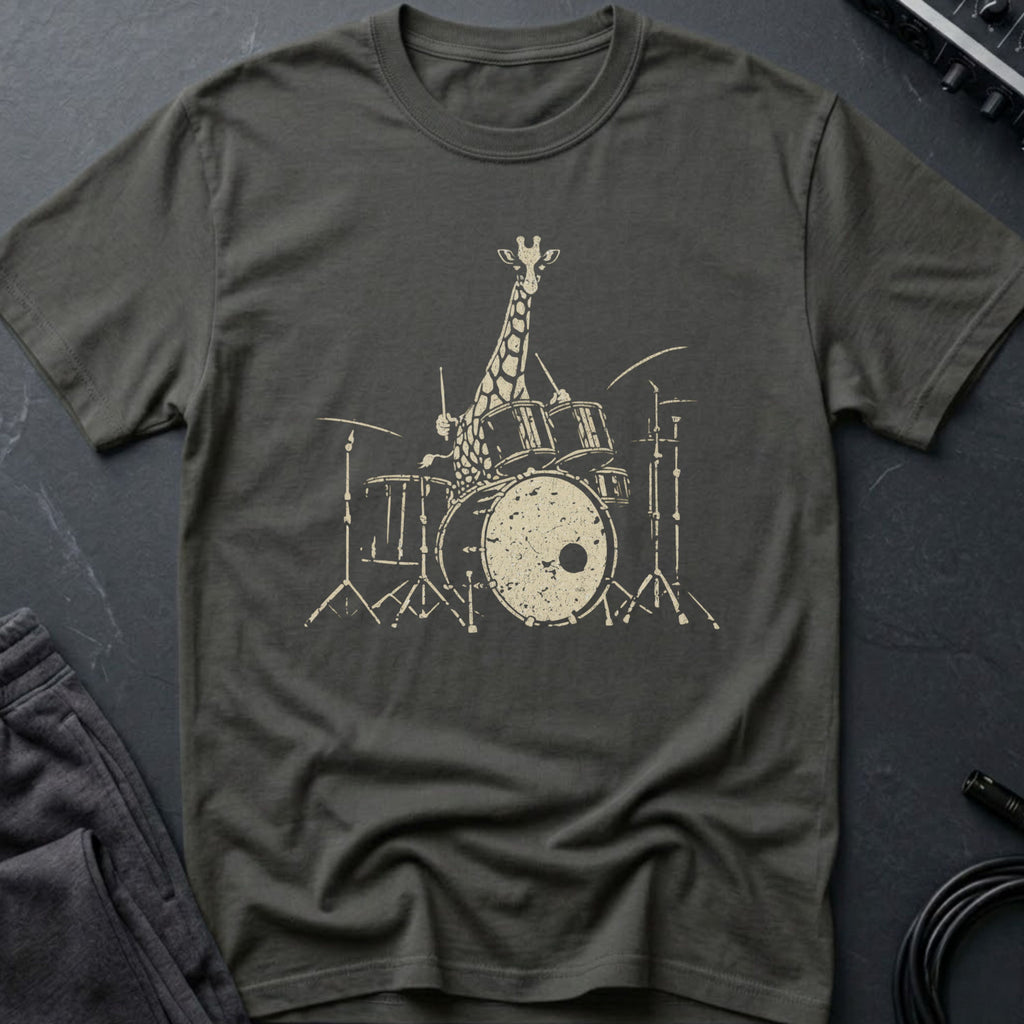 Drumming Giraffe T-Shirt