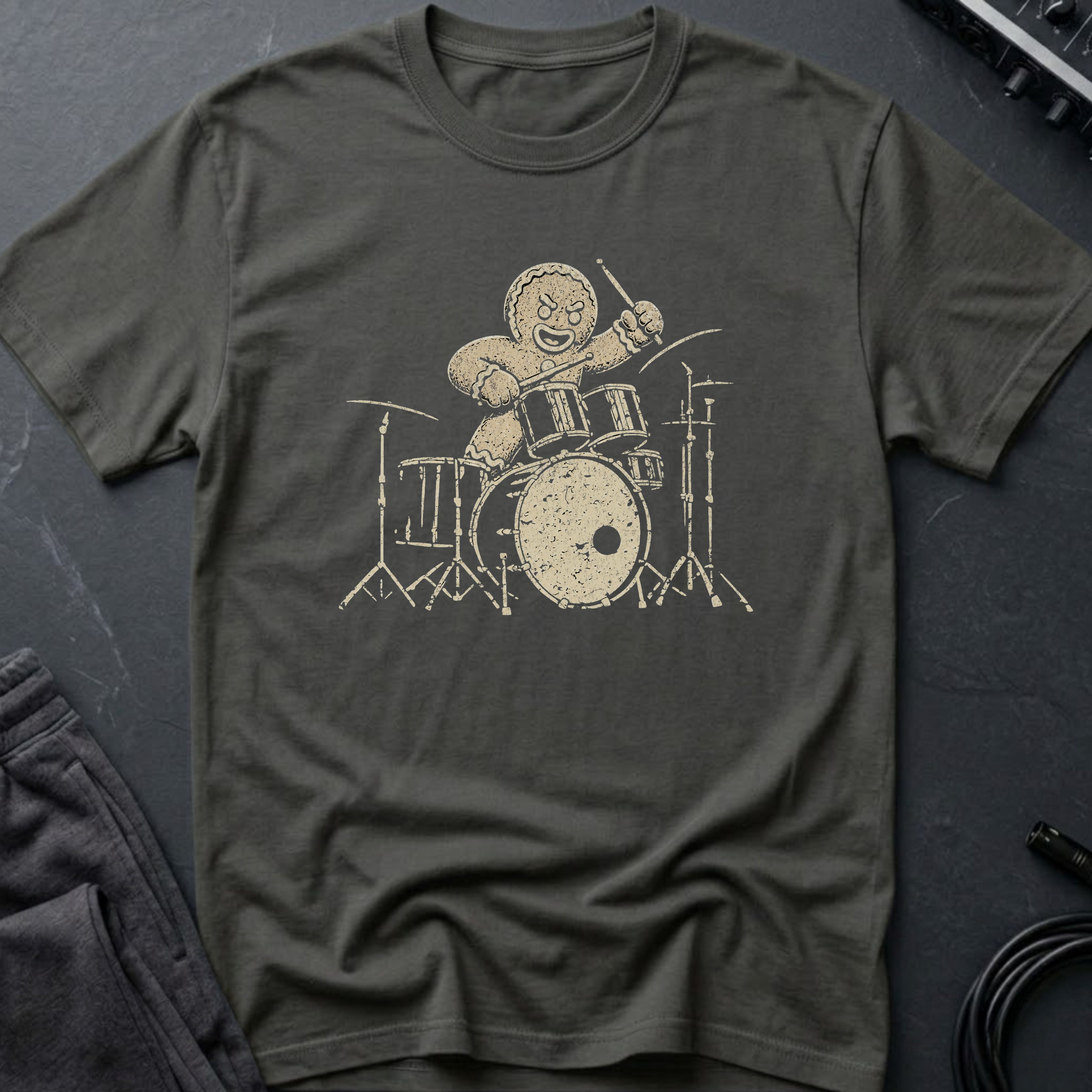 Gingerbread Drummer T-Shirt
