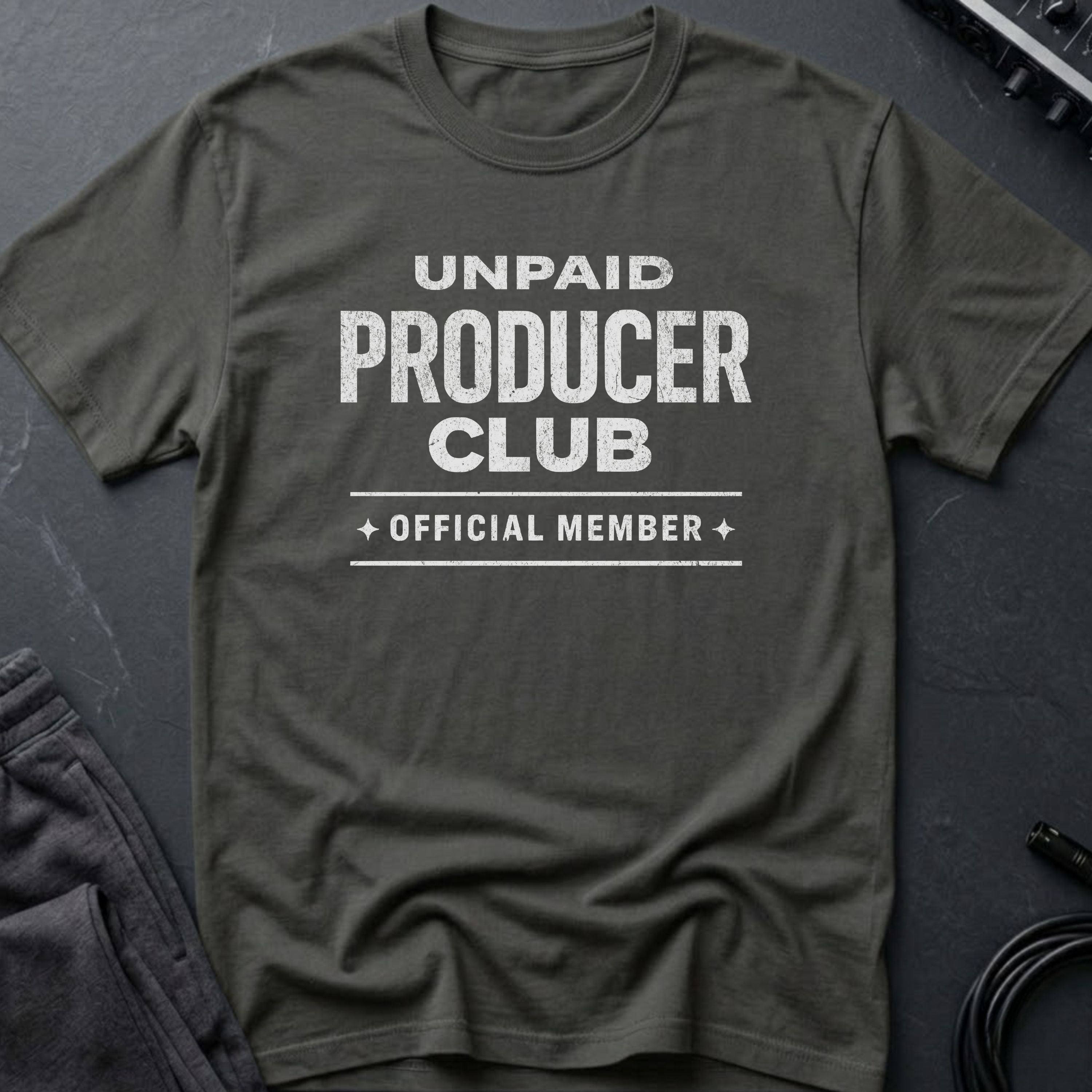 Unpaid Producer Club Official Member T-Shirt