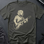 Guitar Dog (Golden Retriever) T-Shirt